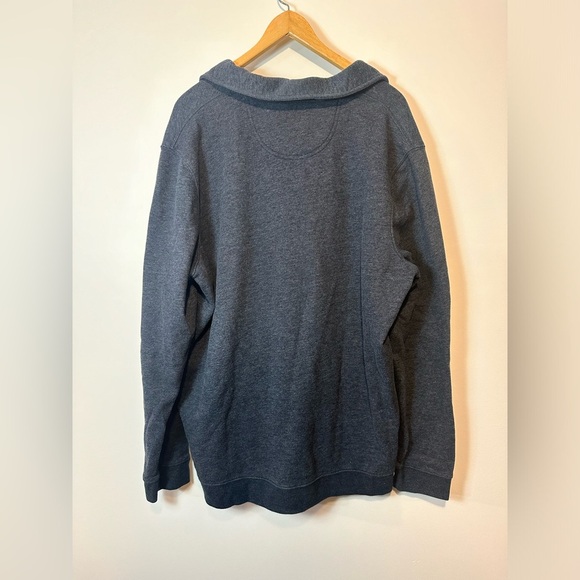 Croft & Barrow Blue Quarter Zip Sweater - Picture 3 of 4